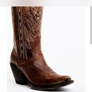 Brown Western Leather Boots